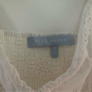 Hill House Cream Smocked Blouse